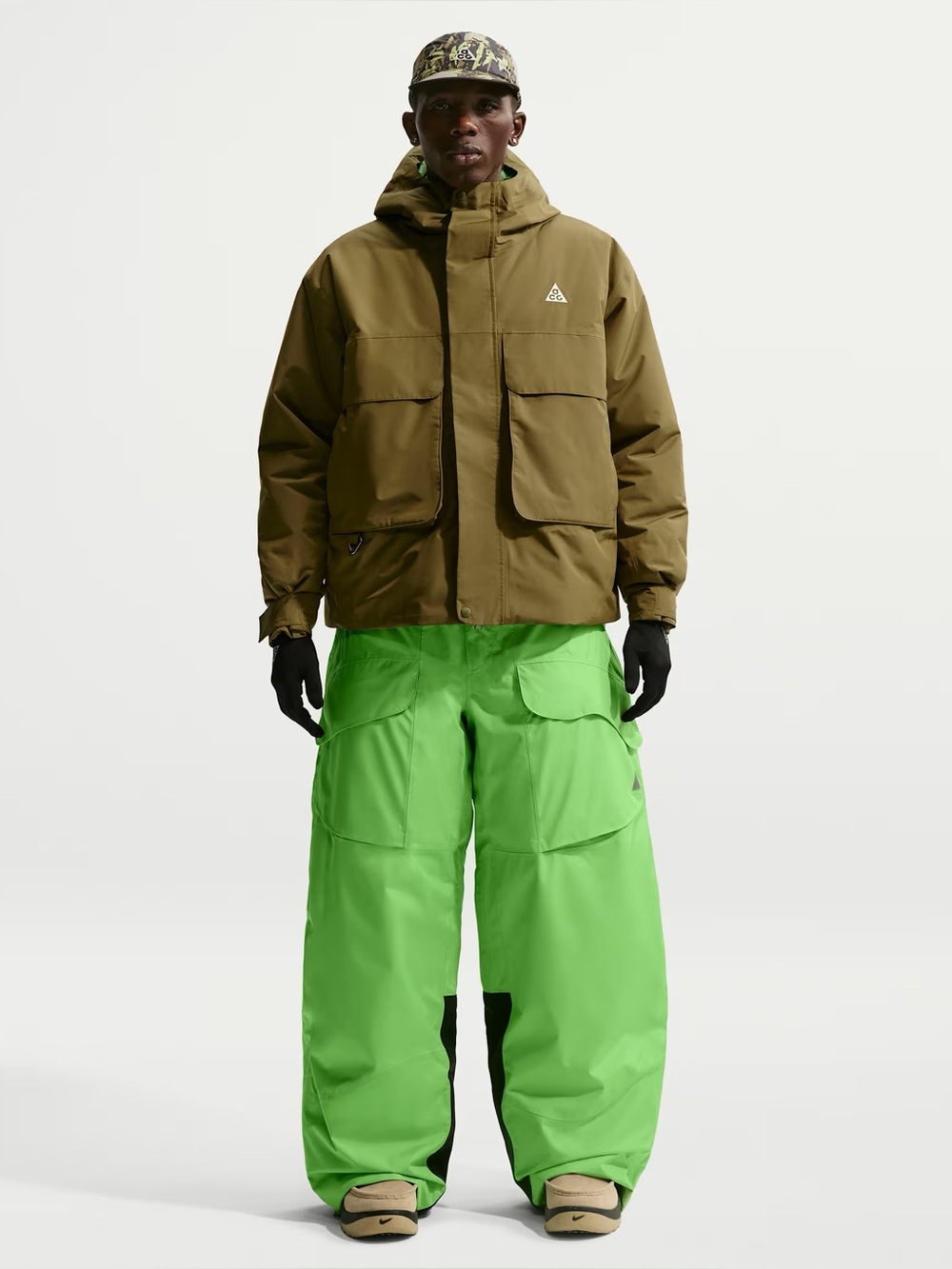 NWT NIKE ACG STORM-FIT SKULL PEAK GREEN/BLACK ADV TECH DOLOMITE PANTS SZ SMALL